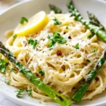 Pasta mit Zitrone und Spargel – Einfach & Cremig First Image First Image