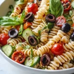 Mediterraner Nudelsalat – Bestes Rezept einfach First Image First Image
