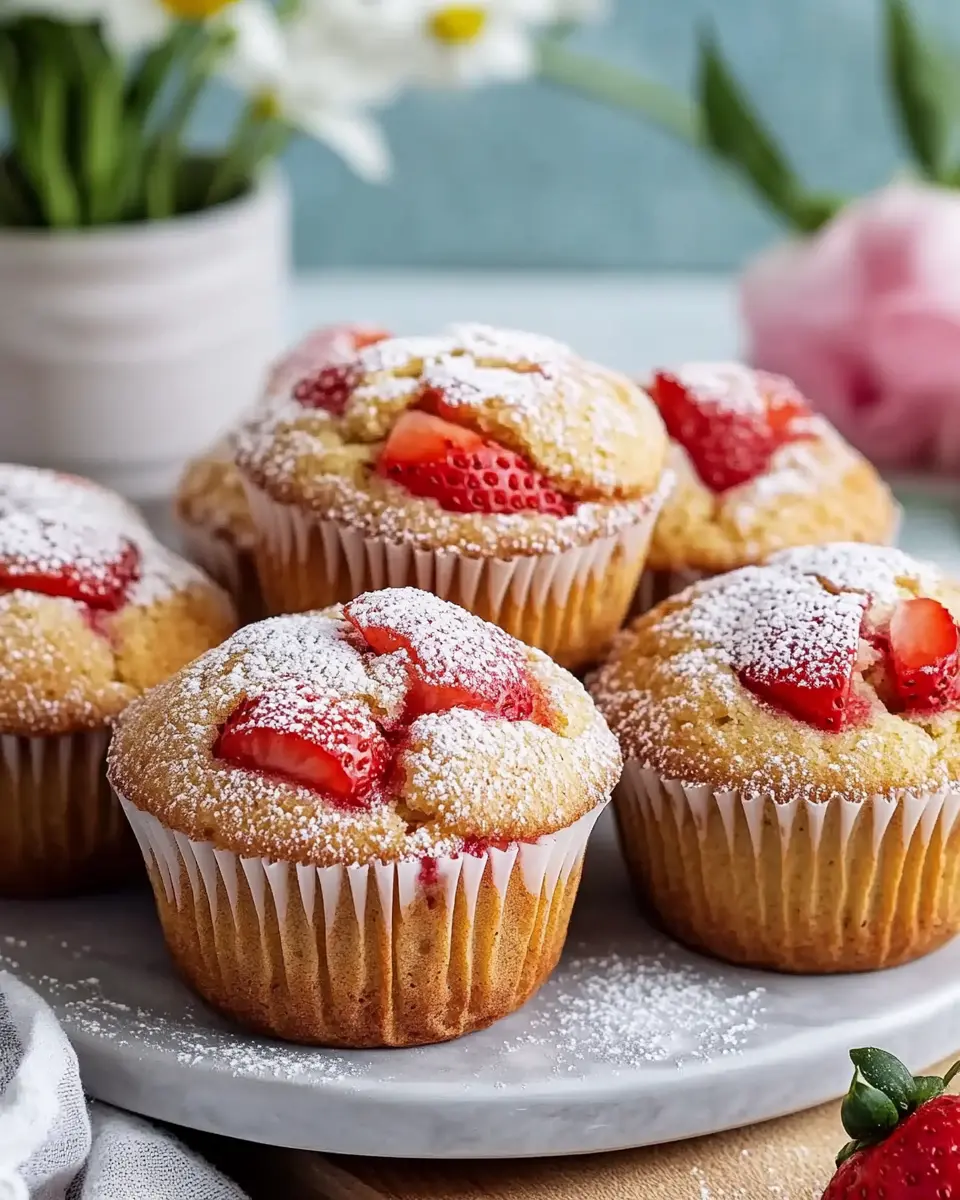 Erdbeer Muffins ganz einfach: Fluffig & Himmlisch Lecker! 5