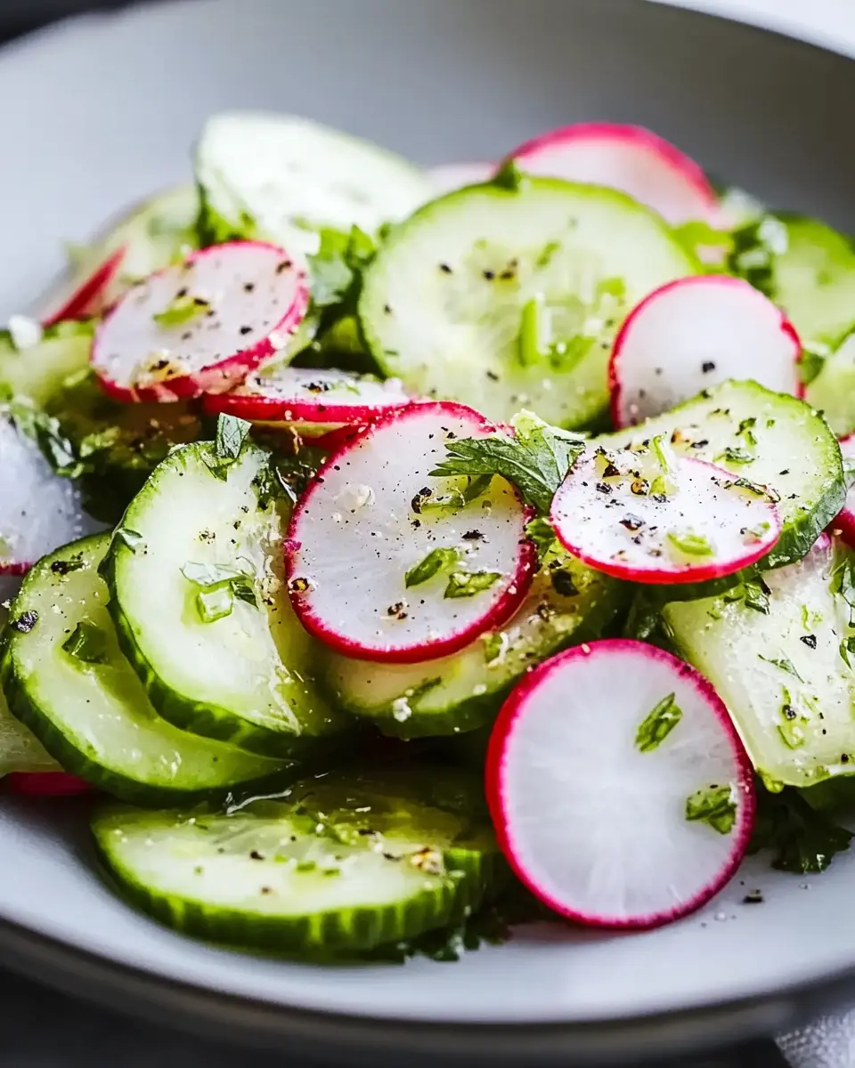 Frischer Gurken Radieschen Salat: Refreshingly Zesty Delight 5