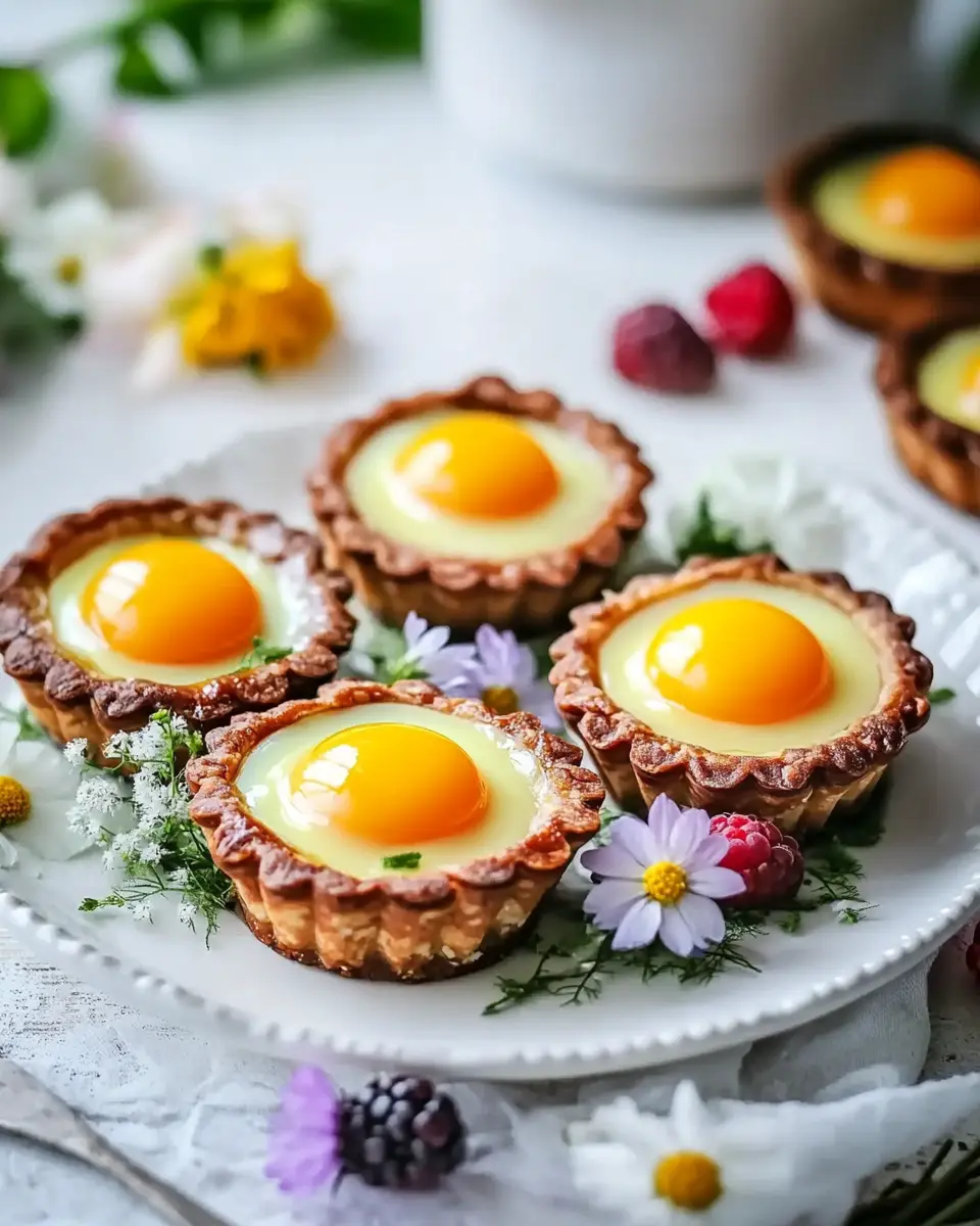 Süße Spiegeleier Tartelettes – Bestes Osterrezept First Image First Image