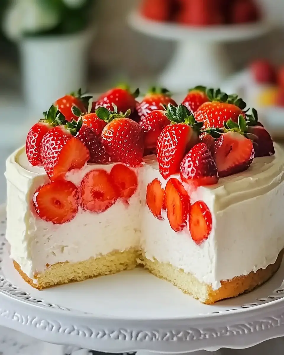 Erdbeertorte gemacht – Bestes einfaches Rezept First Image First Image