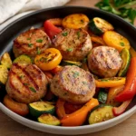 Bauernpfanne mit Schweinemedaillons und Gemüse First Image First Image