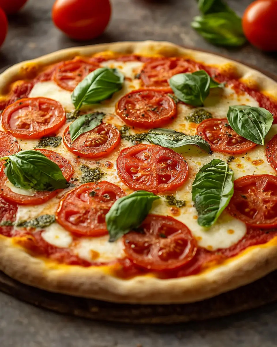 Pizza mit Tomaten, Mozzarella & Basilikum: Irresistibly Fresh 5 kylalpjkmsmspklqulib
