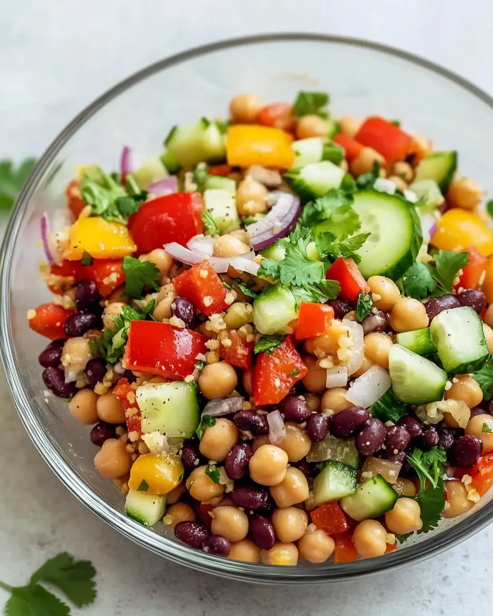Hülsenfrüchte Salat – Proteinreich, Vegan & Perfekt für Meal Prep First Image First Image