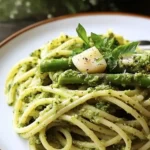 Spaghetti mit Spargel und Bärlauchpesto First Image First Image