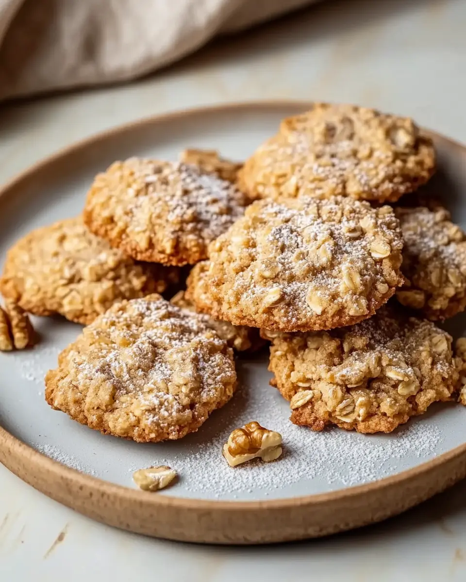 Haferflocken Walnusstaler: Einfaches Knuspriges Rezept, das begeistert 5