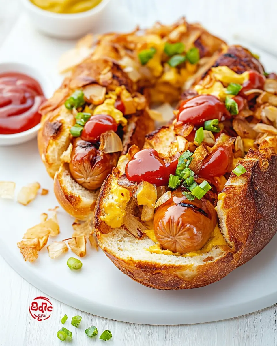Hotdog-Faltenbrot Rezept – Fingerfood auf dänische Art First Image First Image