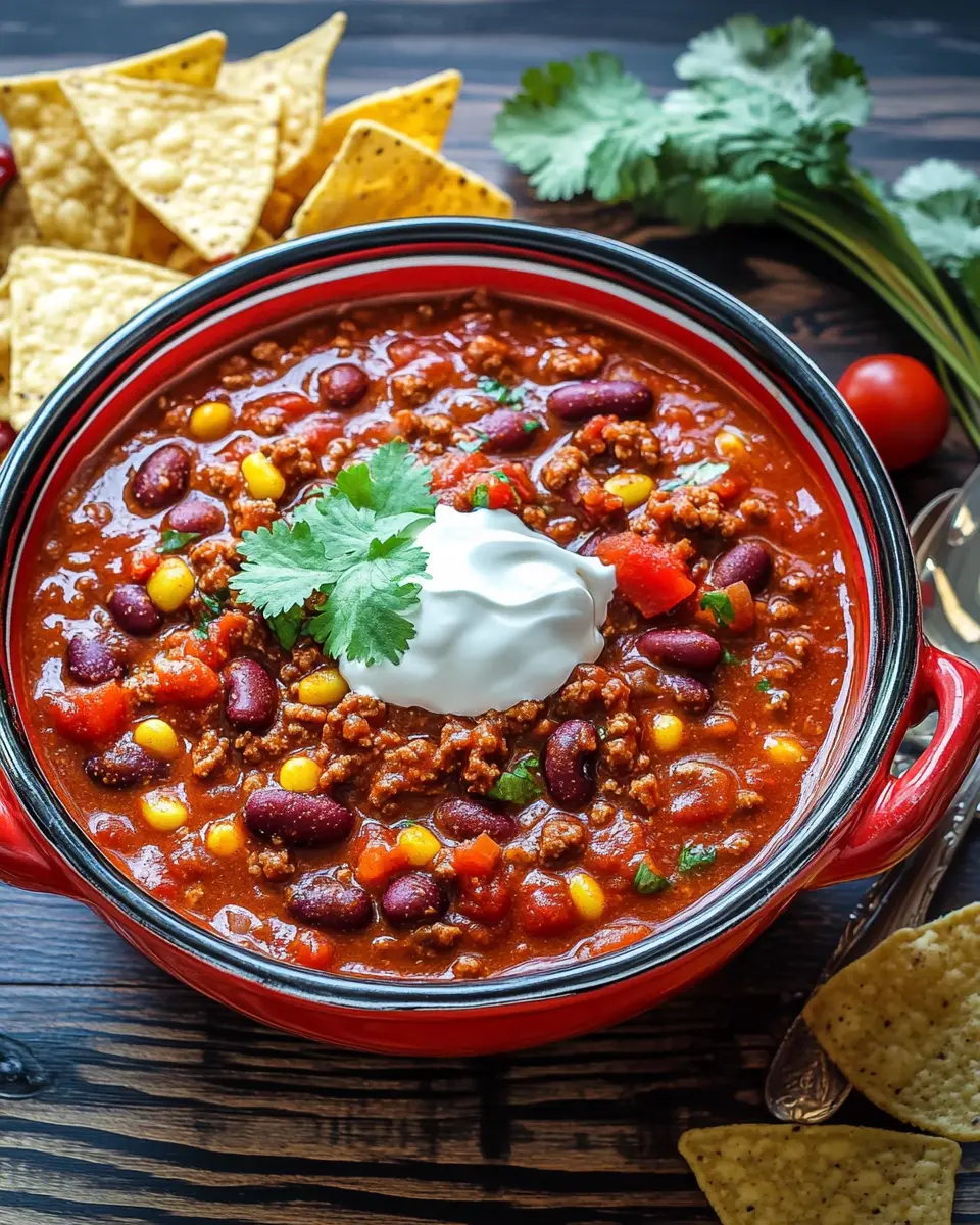 Chili con Carne Rezept schnell und einfach First Image First Image