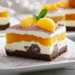 Mandarinen Mascarpone Torte – Fruchtig & Cremig mit Schokoboden First Image First Image