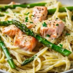Cremige Lachs Spargel Pasta – Einfach & Schnell First Image First Image