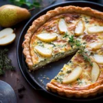 Quiche mit Birnen und Gorgonzola First Image First Image