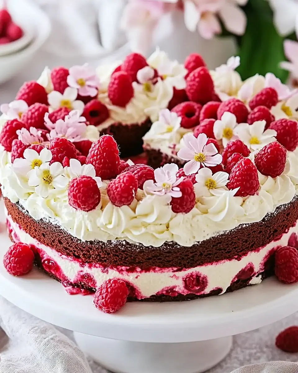 Ostertorte mit Himbeeren – Einfach & Cremig First Image First Image