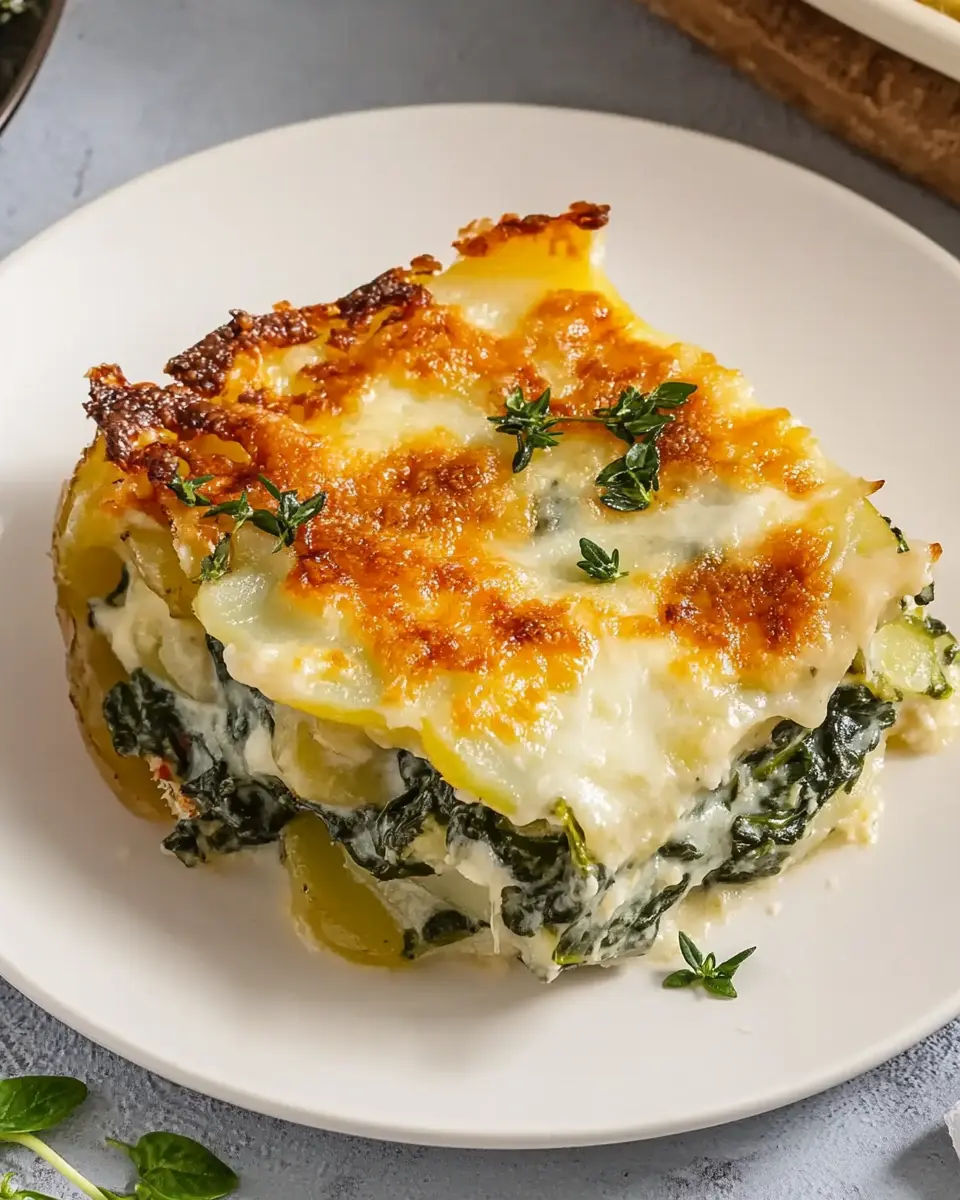 Kartoffel Spinat Gratin: Einfach & Cremig Comfort Food Bliss 6 rwyb5tdmlmaip9rojotp