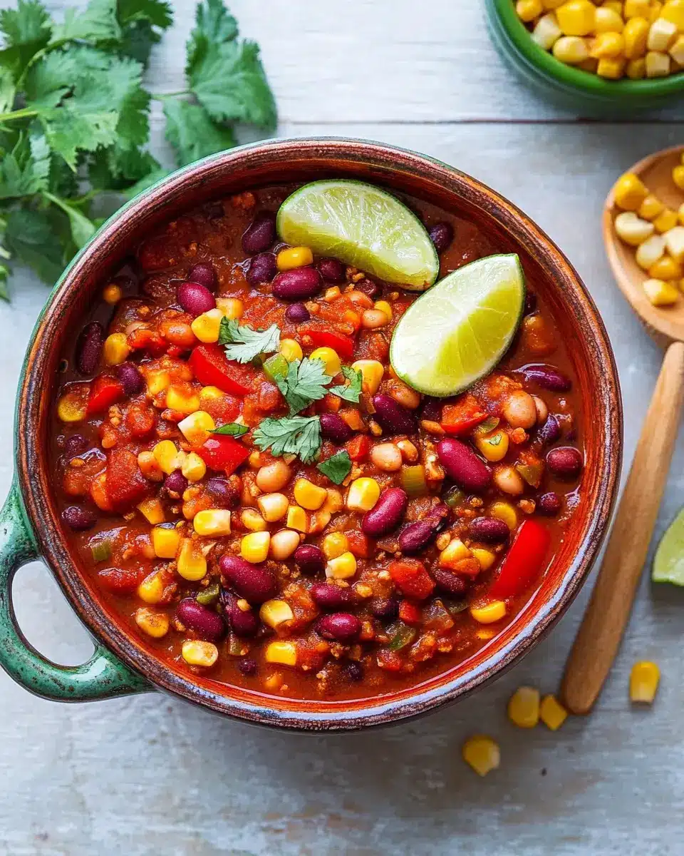 Chili sin Carne Rezept – schnell & einfach First Image First Image