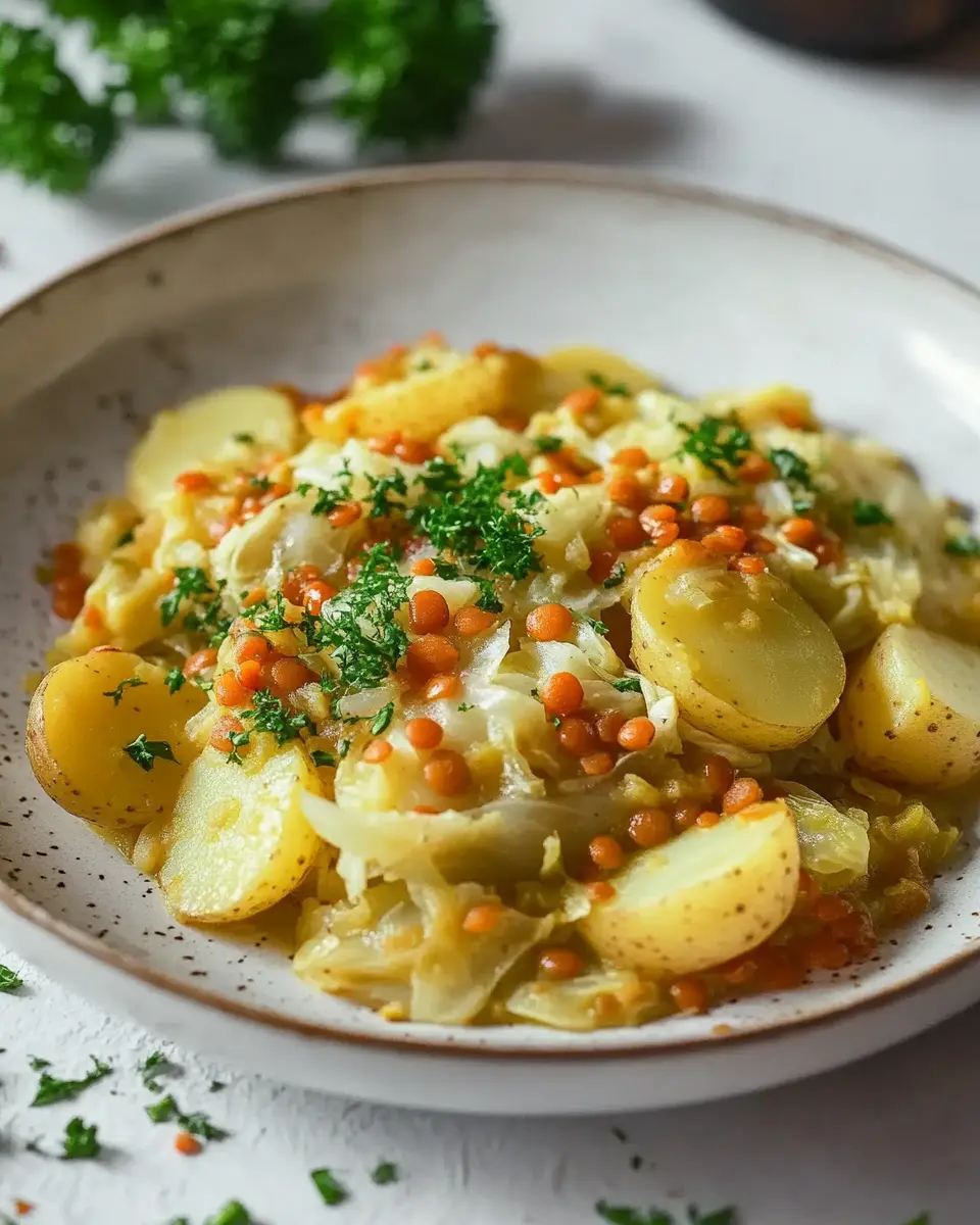 Spitzkohl mit Kartoffeln und roten Linsen – Einfach & Cremig Bliss! 6 tlngljfbg8hwv7nascis