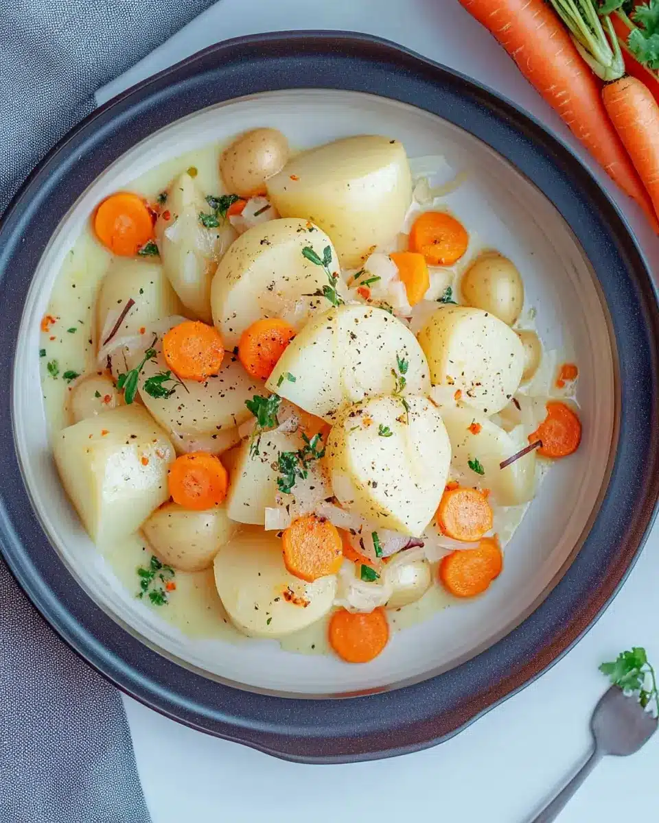 Kohlrabigemüse mit Kartoffeln und Möhren: Easy Comfort Dish 7 u6bw14h1ey8bd9uvevwv