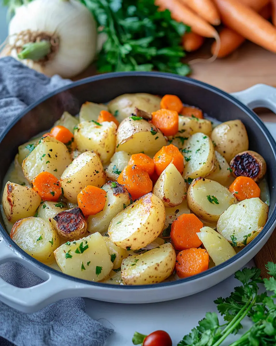 Kohlrabigemüse mit Kartoffeln und Möhren: Easy Comfort Bowl 7