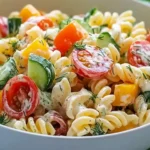 Nudelsalat mit Joghurtdressing First Image First Image
