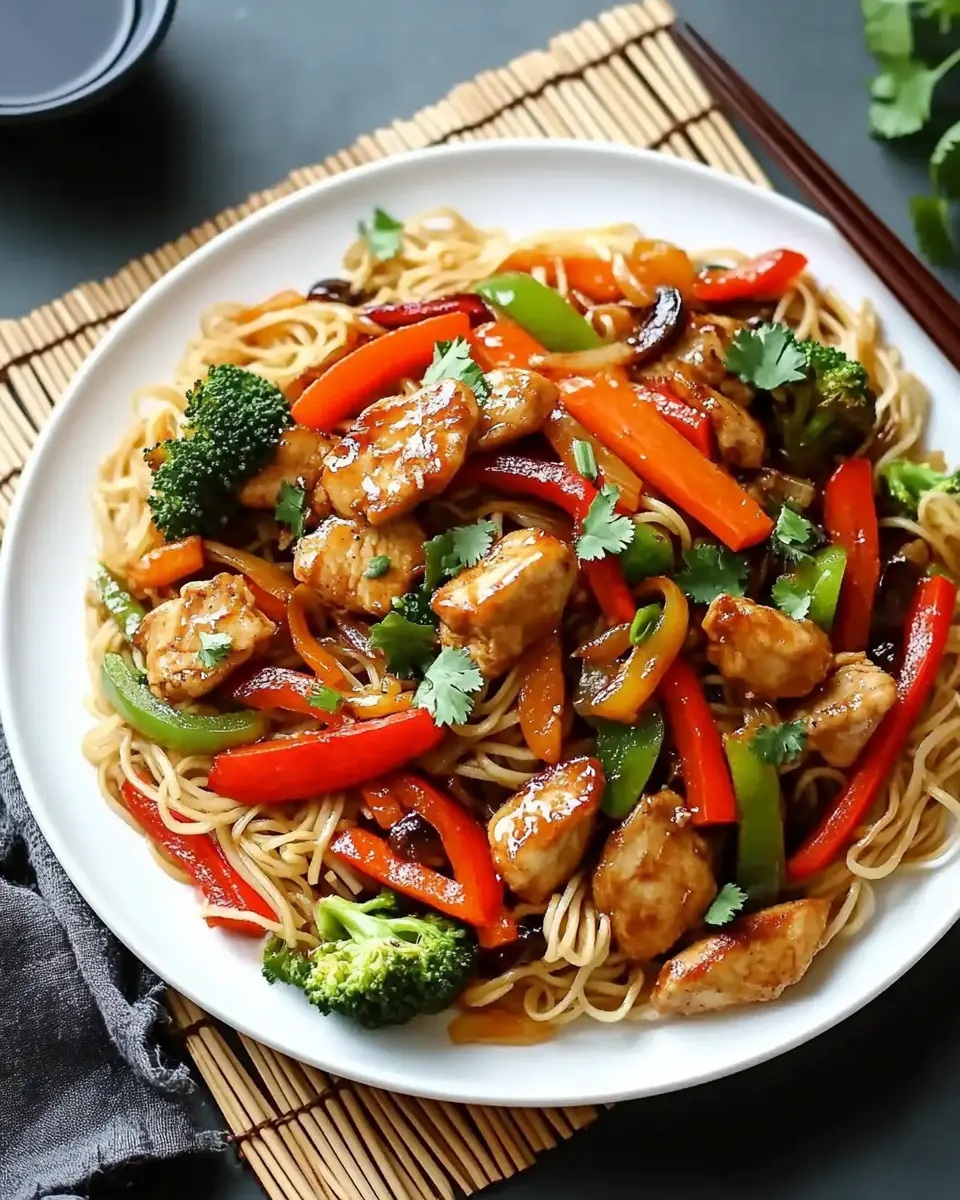 Asiatische Hähnchen Gemüse Pfanne: Easy Mie-Nudel Delight 5 wko3apnvjrdfp4qocjfn