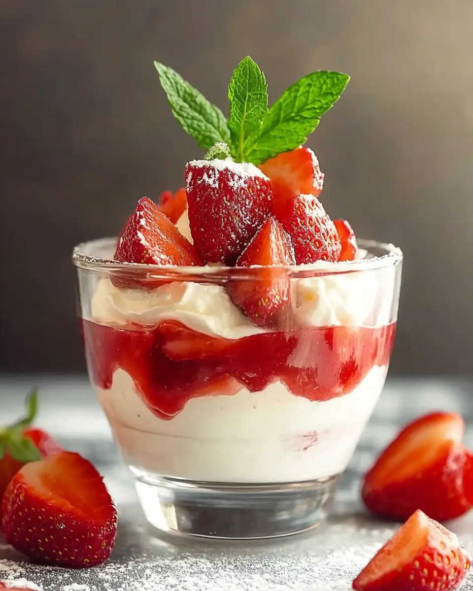 Erdbeer Mascarpone Creme – Schnell, Cremig & Unwiderstehlich First Image First Image