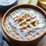 Cinnamon Roll Overnight Oats – Cremiges Frühstück wie Zimtschnecken First Image First Image