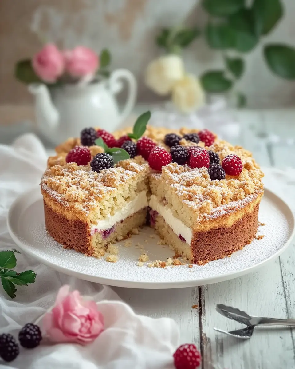 Mohn Streuselkuchen mit Vanille Quark Creme – Indulgent & Crisp! 7