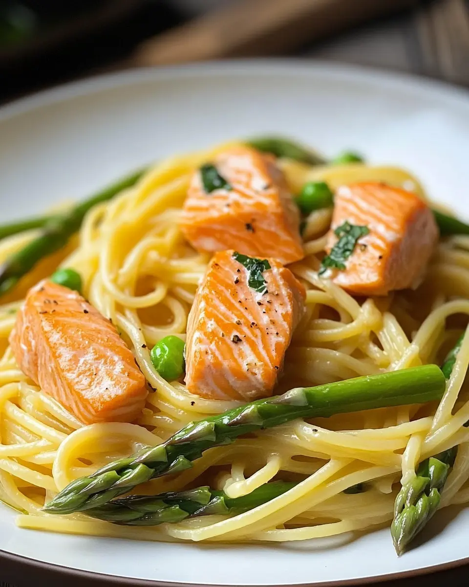 Spaghetti mit Lachs und Spargel: Simply Irresistible Flavor! 7
