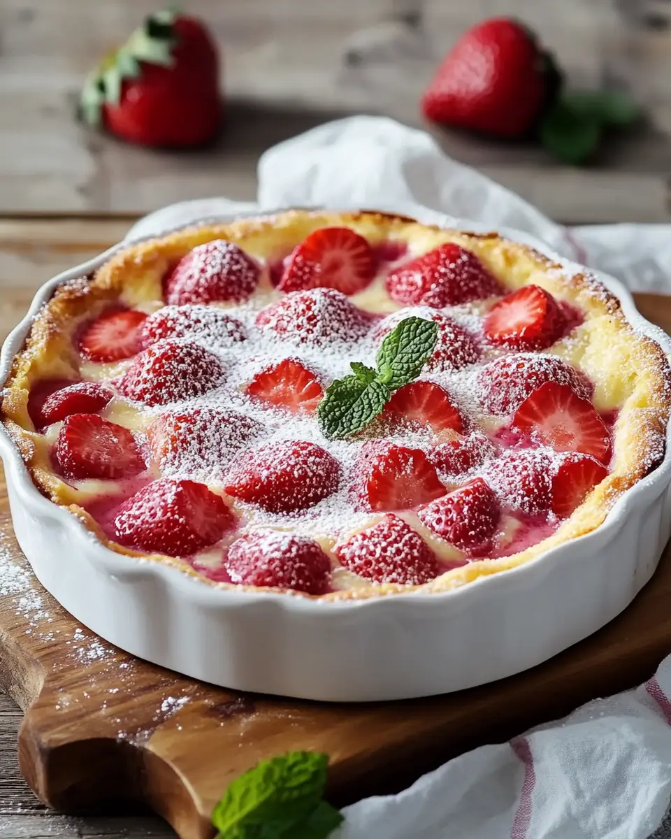 Erdbeer Clafoutis: Einfache & Cremige Ofenfreude! 7