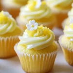 Zitronige Mini Cupcakes First Image First Image