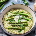 Spargelrisotto mit grünem Spargel – Bestes Rezept First Image First Image
