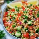 Bulgursalat – Einfach, Schnell und Gesund für jedes Buffet First Image First Image