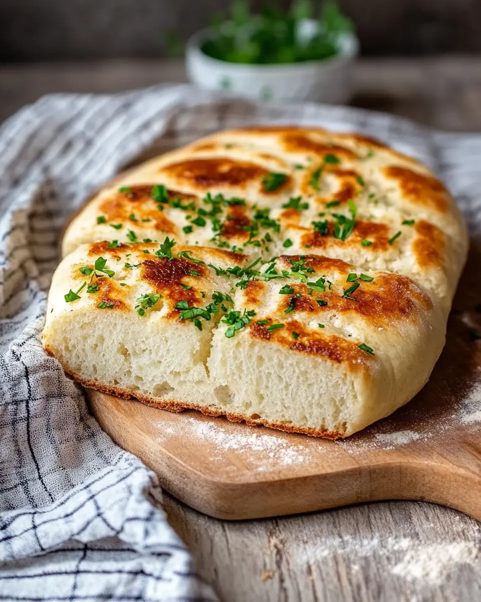 Schnelles Pfannenbrot ohne Hefe – Einfach und schnell gemacht First Image First Image