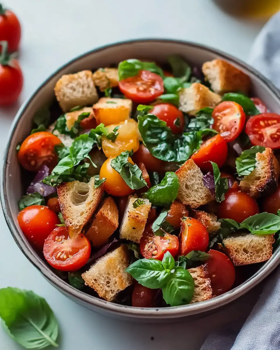 Sommerlicher Brotsalat mit Tomaten – Gesund und Lecker Genuss 7 huzyncrpe0iou1vaonlk