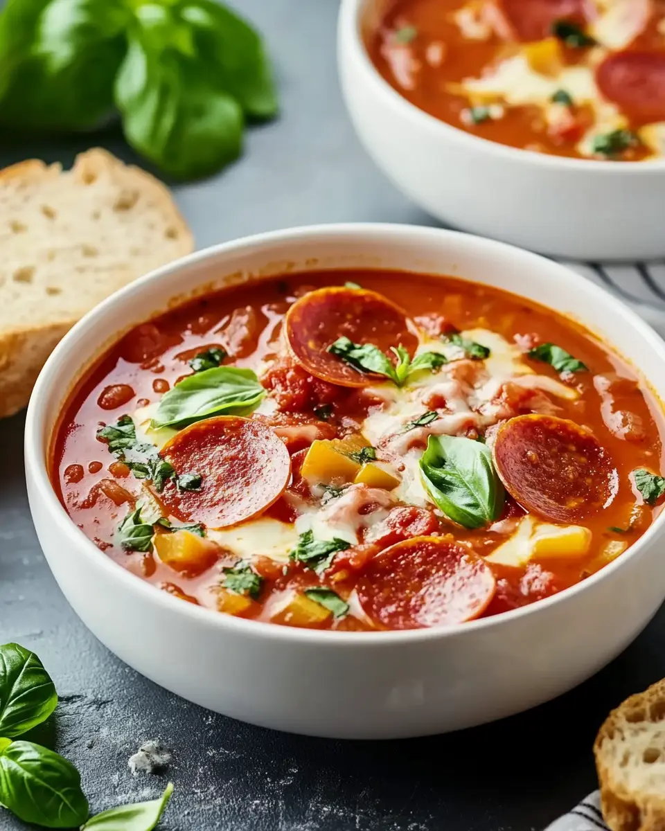 Pizzasuppe Rezept: The Cozy, Irresistibly Cheesy Delight