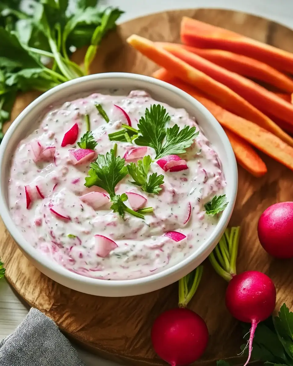 Radieschen Dip einfaches Rezept cremig: The Best Quick Treat!