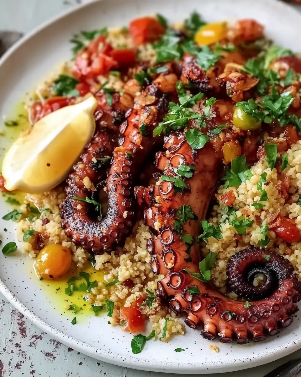 Gegrillter Pulpo mit Bulgur: Ein köstliches Tapas-Abenteuer