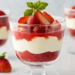Schichtdessert mit Erdbeeren Rezept einfach & cremig First Image First Image