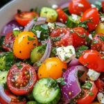 Mediterraner Salat zum Grillen – Bestes Rezept First Image First Image