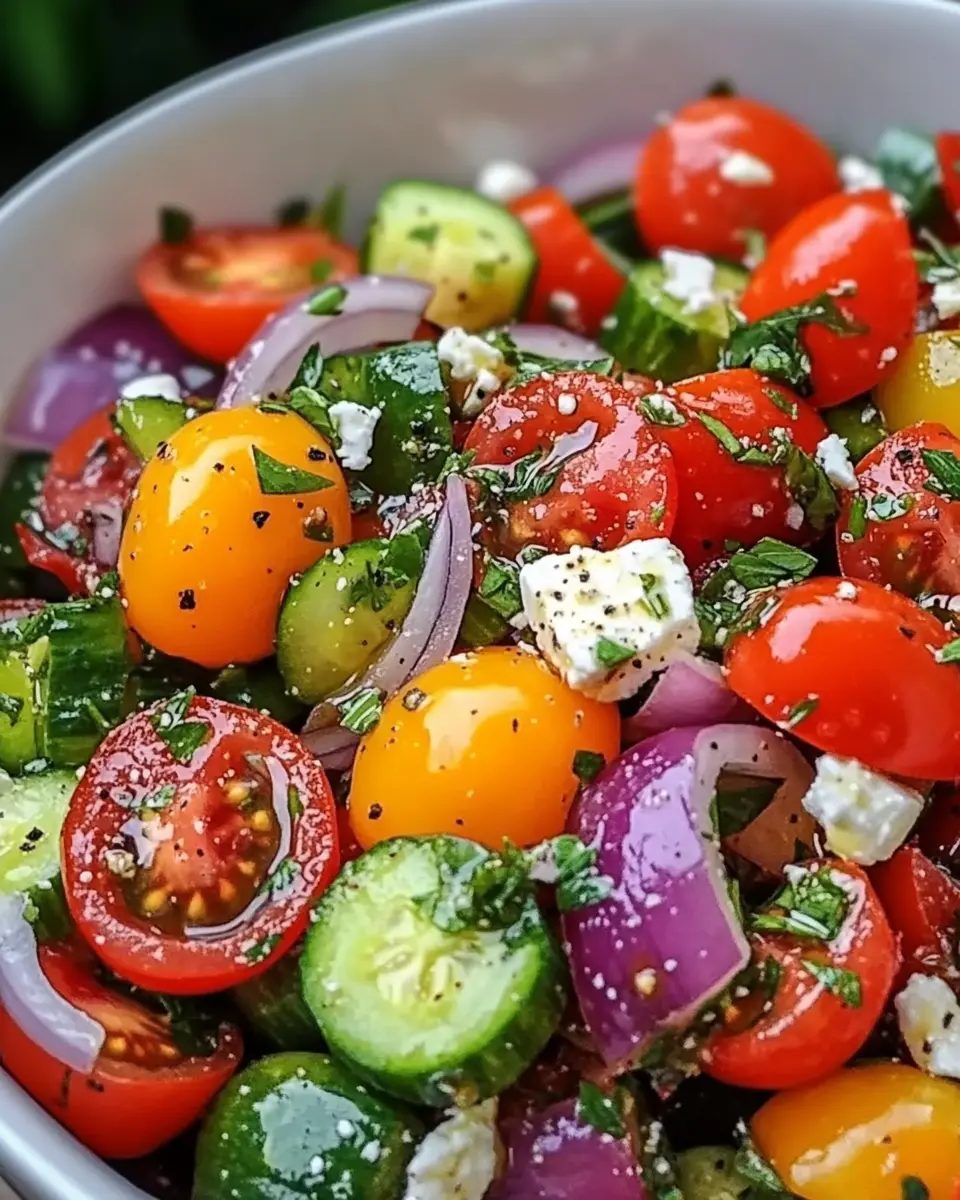 Mediterraner Salat zum Grillen – Bestes Rezept First Image First Image