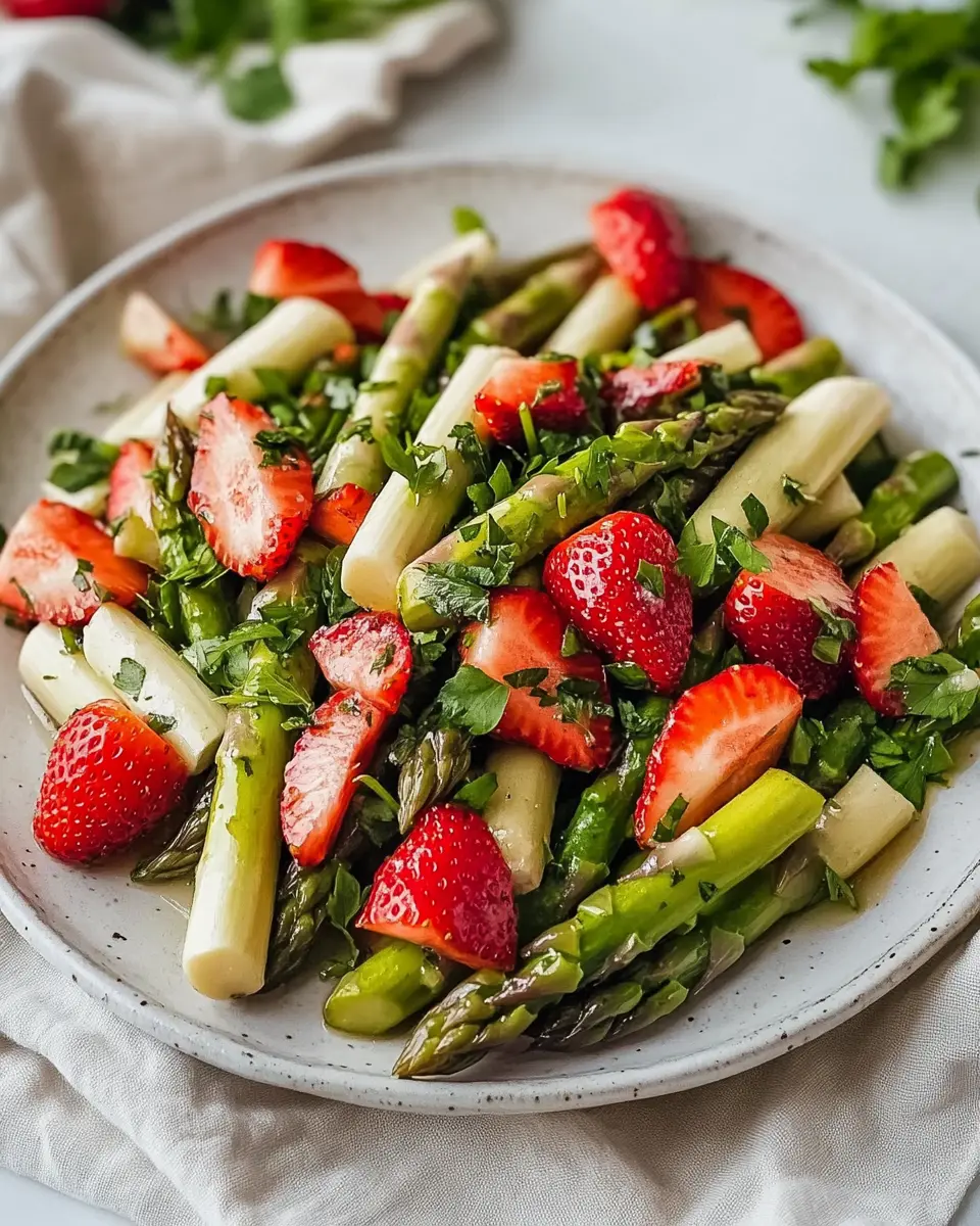 Spargelsalat mit Erdbeeren: Bestes Rezept für frische Genussmomente 7