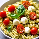 Nudelsalat mit Pesto (nur 15 Minuten!) First Image First Image