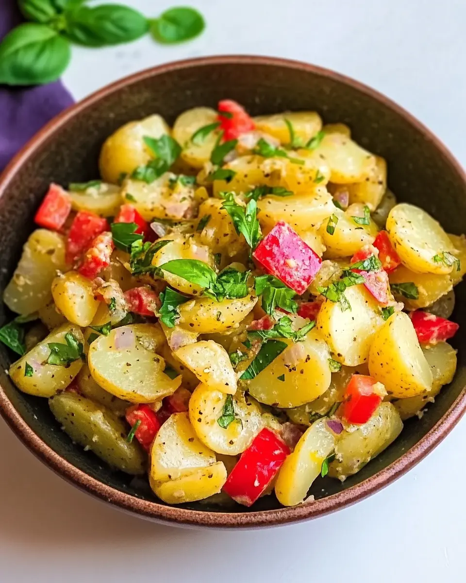 Kartoffelsalat mit Essig Öl und Brühe Rezept First Image First Image