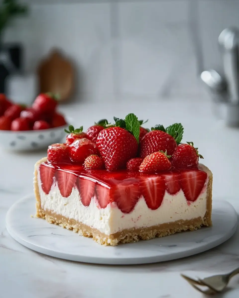 Erdbeer Topfentorte mit Macadamianougat Rezept: Irresistibly Creamy Delight 7