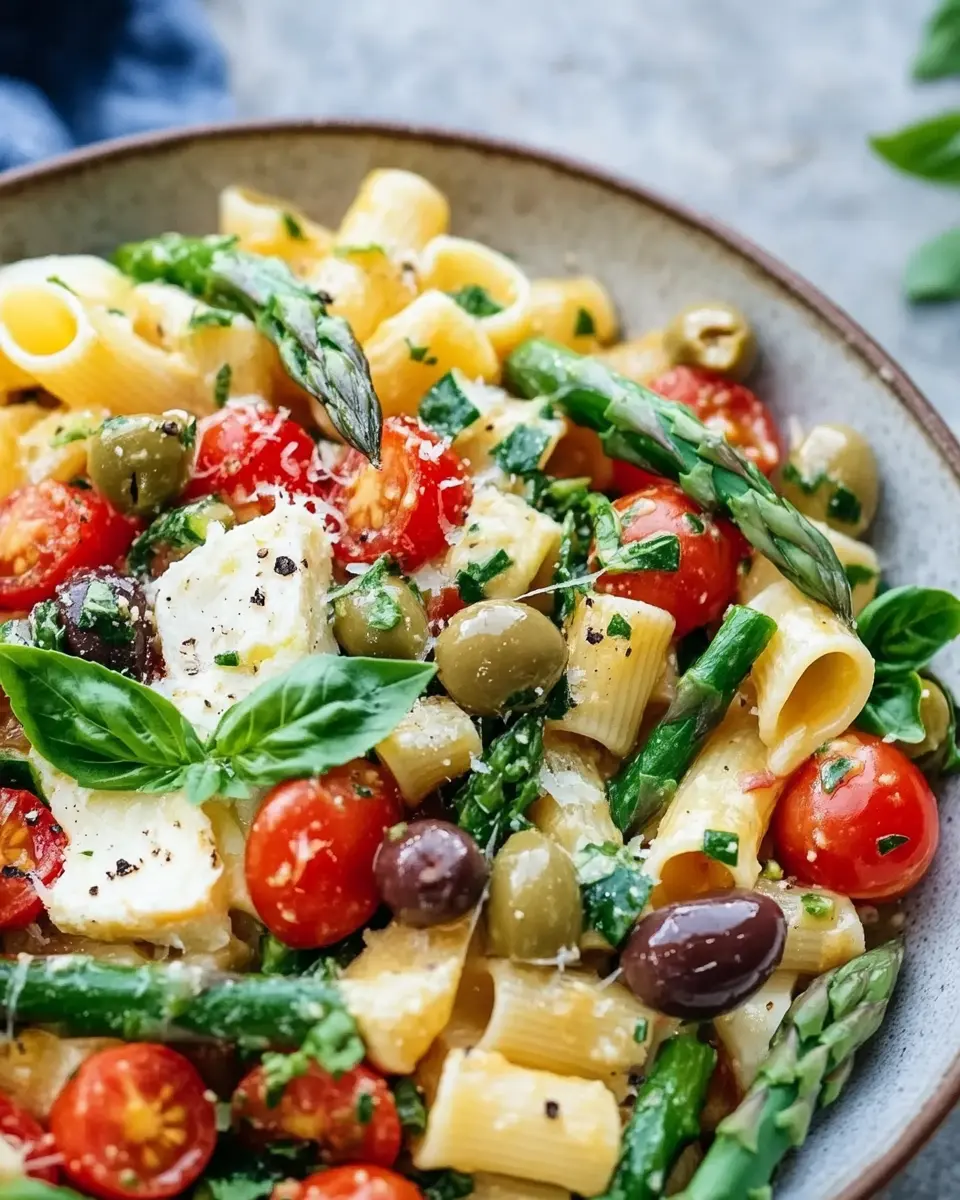 Pasta Spargel Salat mediterran: Ein frischer, leichter Genuss 5 reeeqgfesilhrftyr9ht