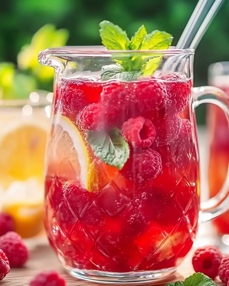 Himbeerbowle ohne Alkohol: Einfach, fruchtig & unwiderstehlich 7