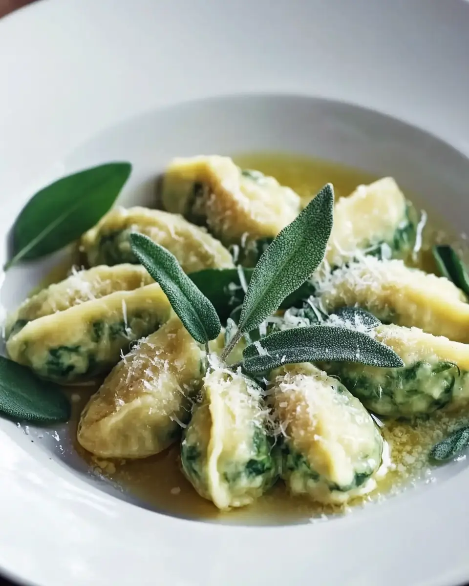 Malfatti mit brauner Butter und Salbei Rezept einfach First Image First Image