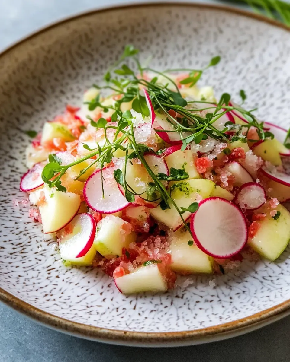 Radieschensalat mit Apfel – Bestes einfaches Rezept First Image First Image