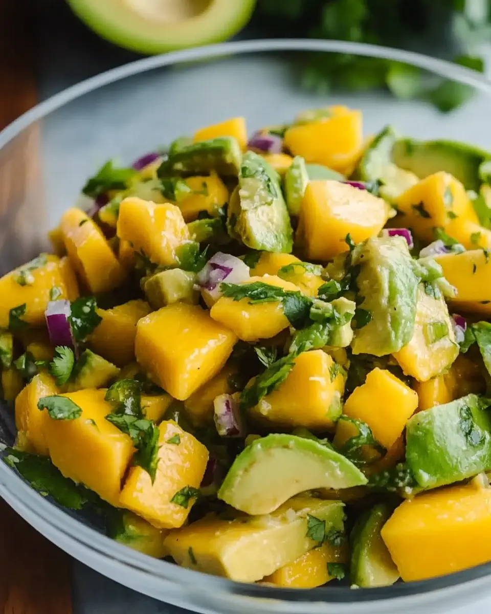 Mango Avocado Salat – Bestes Rezept in 10 Minuten First Image First Image