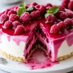 Himbeer Joghurt Torte – Bestes No-Bake Rezept First Image First Image